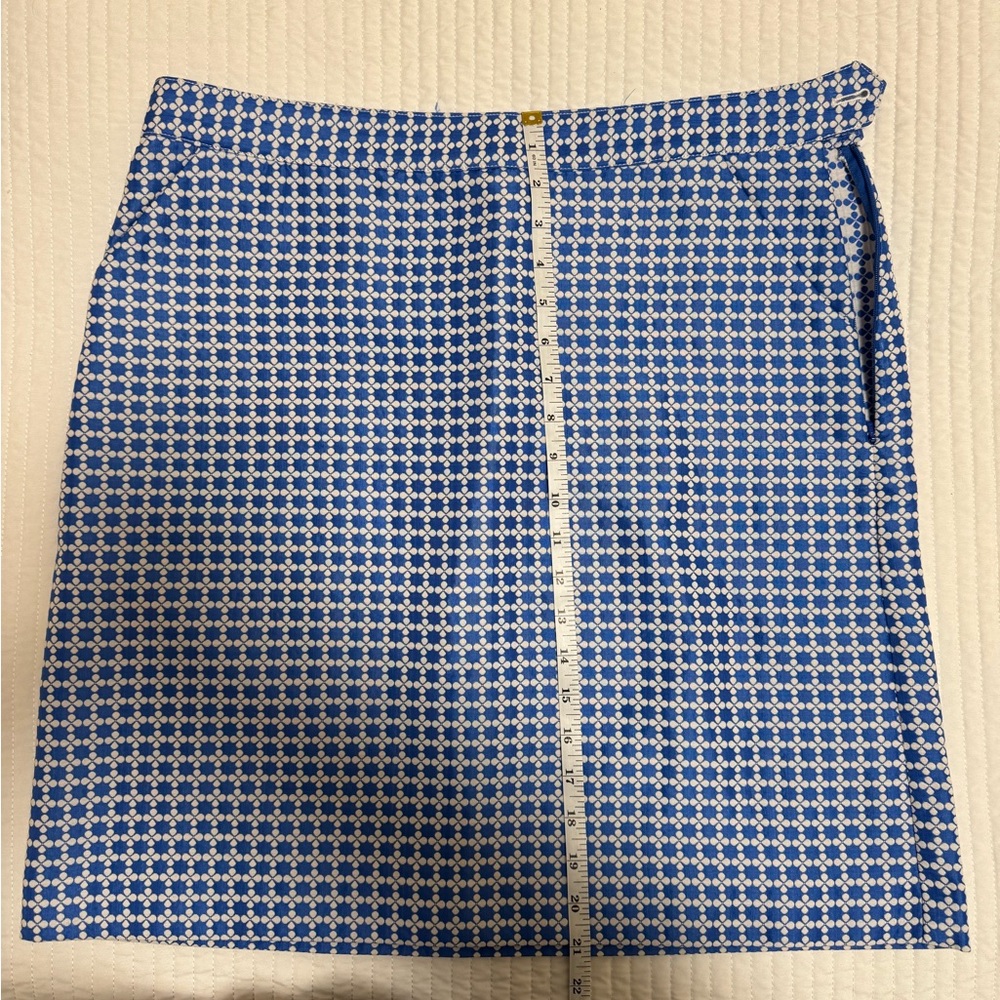 Brooks Brothers Blue Floral Women's Skirt